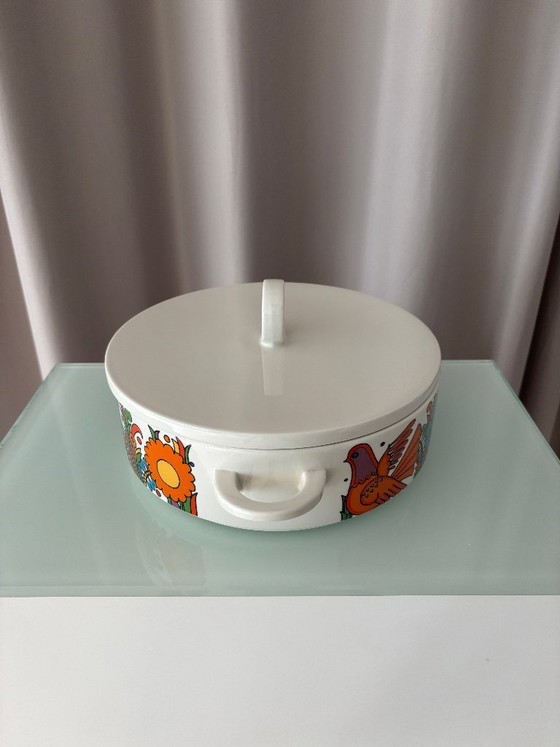 Vintage Villeroy & Boch Acapulco serveerschaal met deksel – Tafelaccessoires, Ceramic (photo 6 of 8)