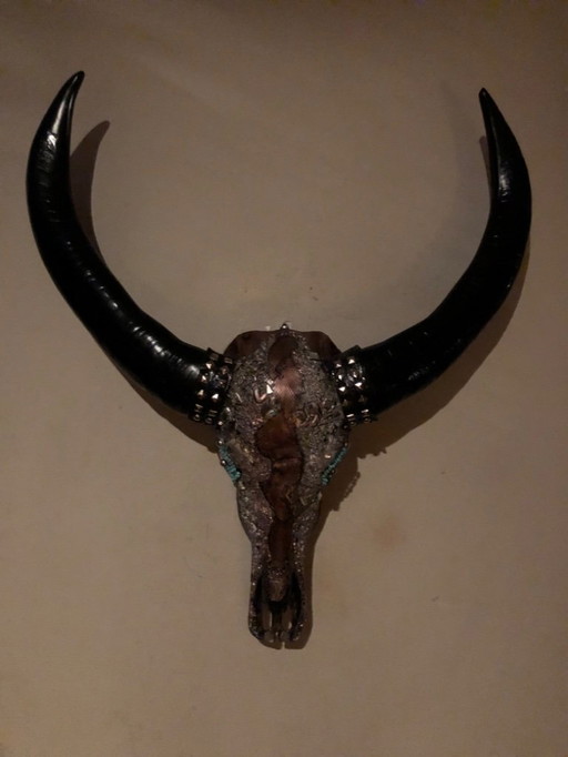Décoration artistique de crânes