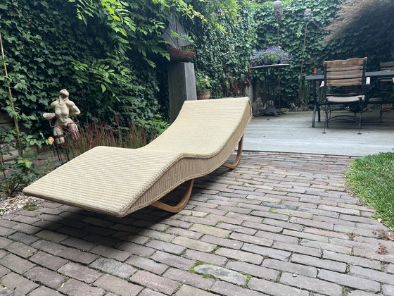 Image 1 of Rotan ligstoel lootte loom Italia Fatto Amano