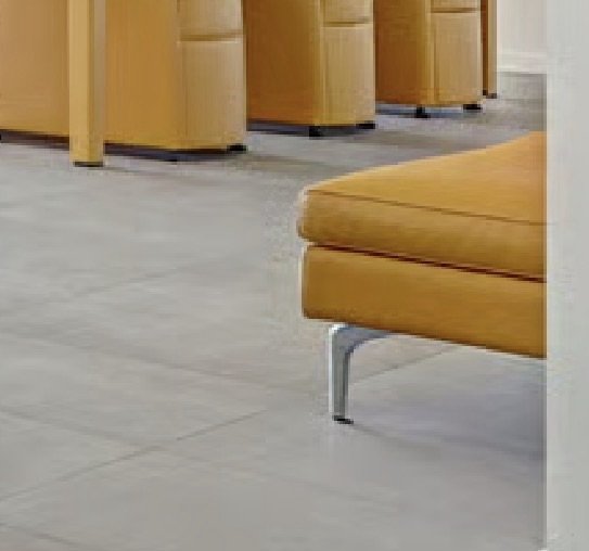 Pouf LeoLux jaune, Canapés modulables, Cuir, Chrome (photo 4 sur 5)