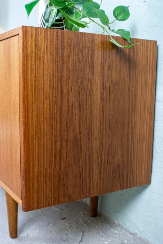 Image 1 of Vintage teak sideboard, chest of drawers, lowboard, Danish 1960s