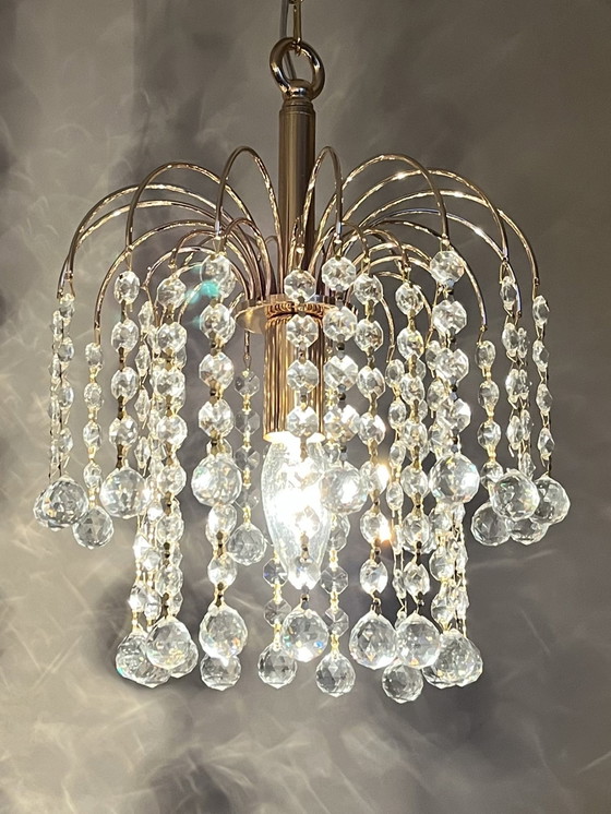 Image 1 of Satz von 2 Marken Swarovski Kronleuchter Anhänger Lampe Kristall