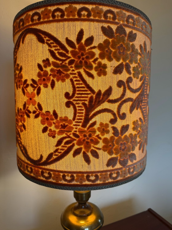 Image 1 of Paralume floreale anni '60