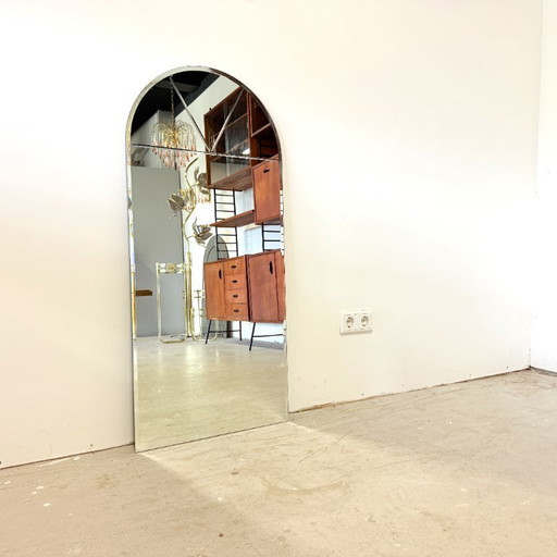 Vintage arched mirror