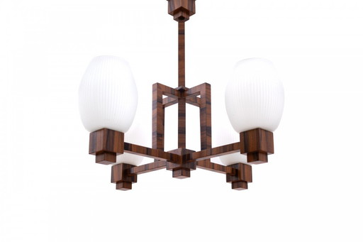 Art Deco chandelier from the 1940s, Poland.