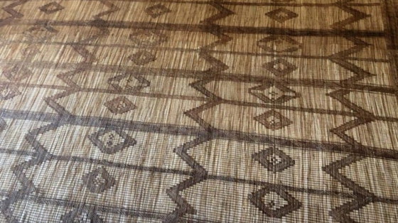 Tuareg Kleed Leer Riet Rattan Groot – Vloerkleden en tapijten, Bamboo, Leather (photo 6 of 15)