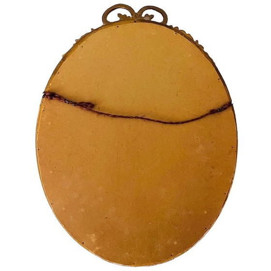 Image 1 of Style baroque français du milieu du XXe siècle, arc, miroir doré, bois, années 1950