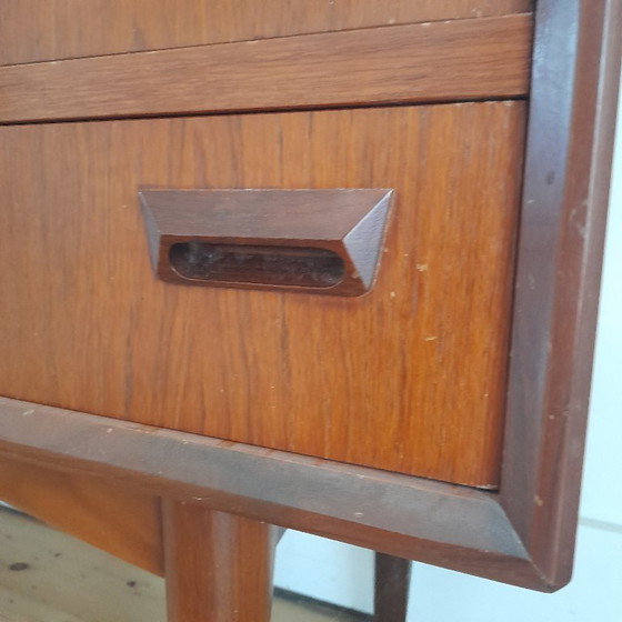 Image 1 of Cassettiera alta vintage, credenza, metà secolo, in teak