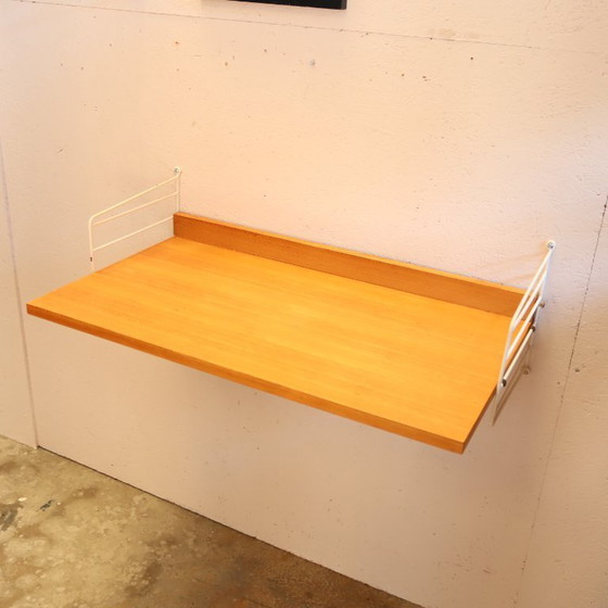 Image 1 of Vintage wand desk plank Santa String