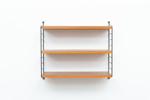 String wall shelf by Kajsa & Nisse Strinning, 1950s