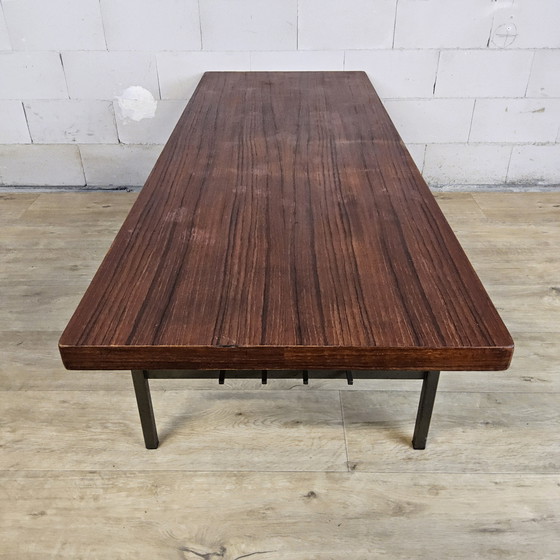 Image 1 of Tavolino vintage di design danese (anni '60) in teak con base in metallo (topform)