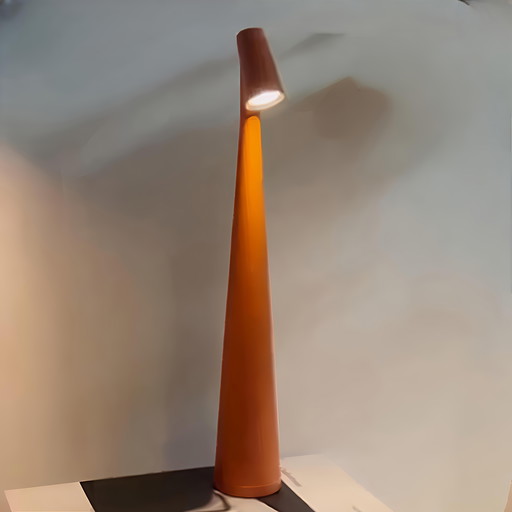 Liseuse LED Orange Design rechargeable par usb et à intensité variable
