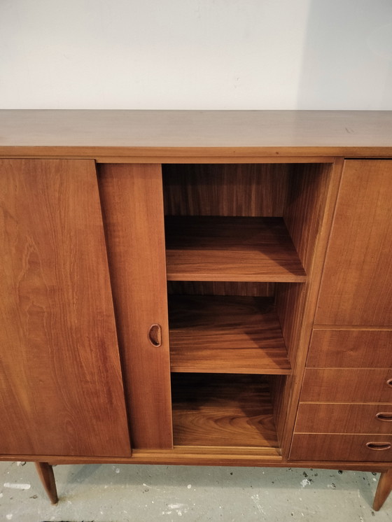 Image 1 of Credenza alta vintage in teak degli anni '60