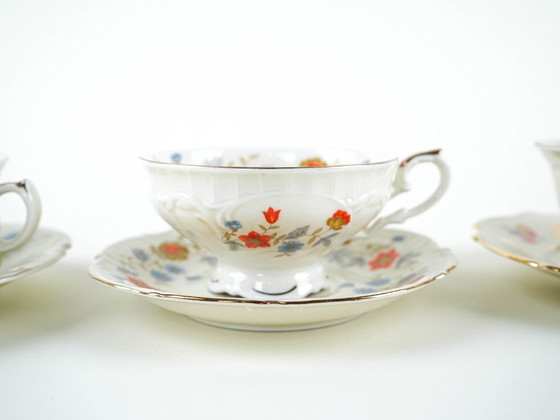 Image 1 of Porzellantassen-Set, deutsches Design, 20. Jahrhundert, hergestellt in Deutschland