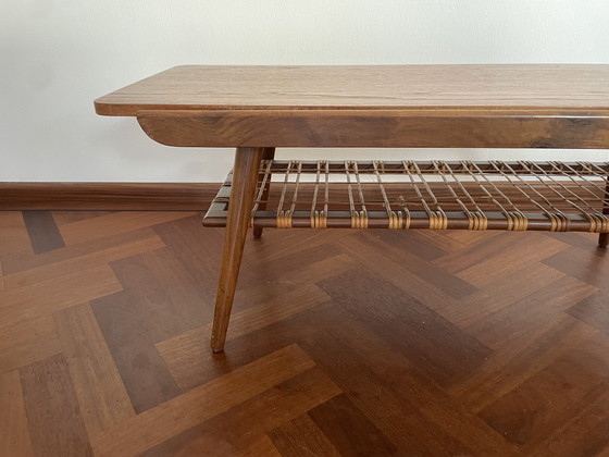 Image 1 of Vintage Deens design salontafel Louis van Teeffelen webe teak