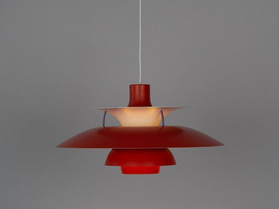 Image 1 of Lampada a sospensione vintage danese PH 5 di Poul Henningsen, Louis Poulsen, 1958