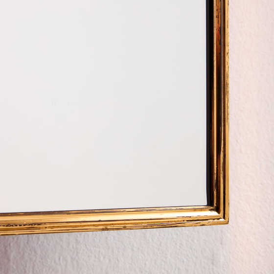 Image 1 of MK10992 Specchio con cornice in metallo e ottone