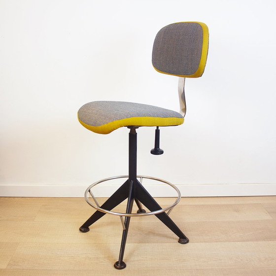 Image 1 of Vintage Desk Swivel Stool, Spain, 1960s