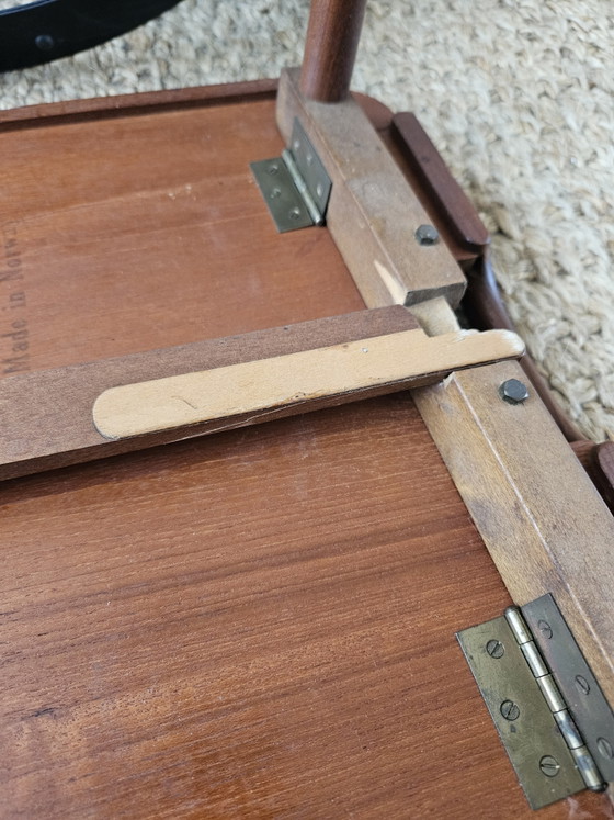 Image 1 of Originele Vintage Tixi Tray Table - Bendt Winge voor Aase Dreieri, Ganddal (Noorwegen)