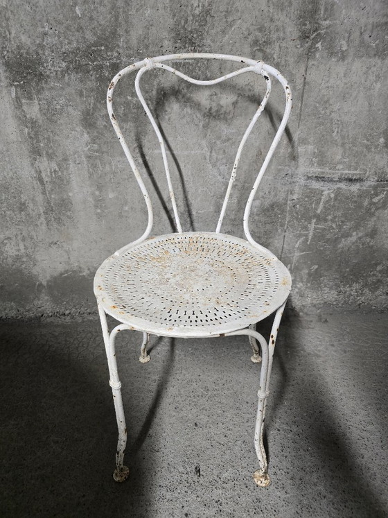 Salon de jardin ancien en fer forgé, début du XXe siècle – Salons de jardin & lounge design d'occasion, Iron (photo 11 of 11)