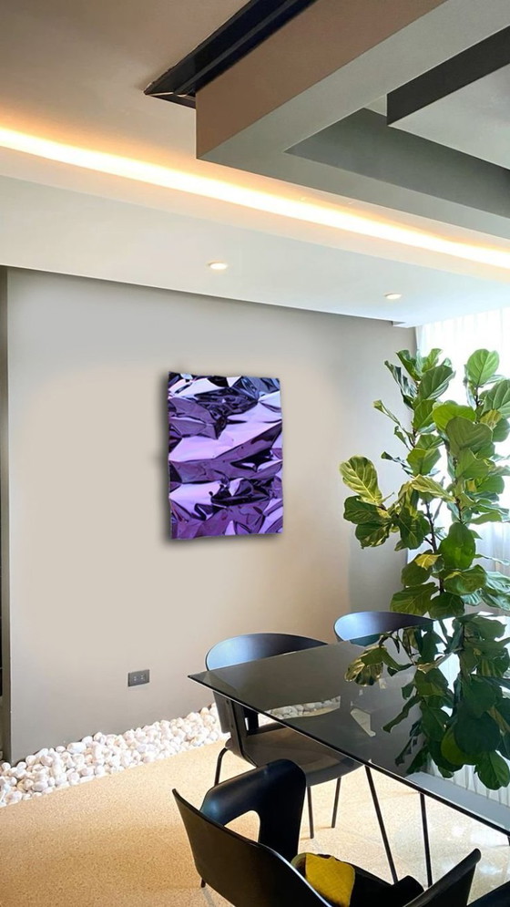 Image 1 of "Paarse golven" premium design