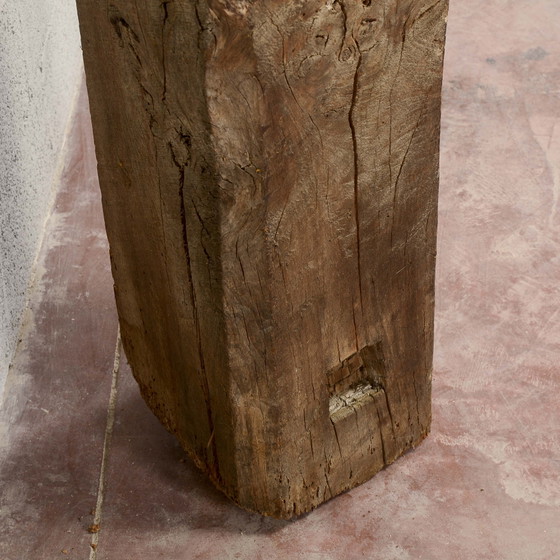 Base de Estatua Columnas Pedestal con Viga Decorativa – Hierro, Rustic (photo 14 of 14)