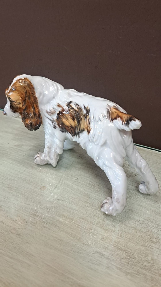 Figurine chien vintage C. Martinu, Objets déco, Porcelaine, Blanc (photo 3 sur 5)