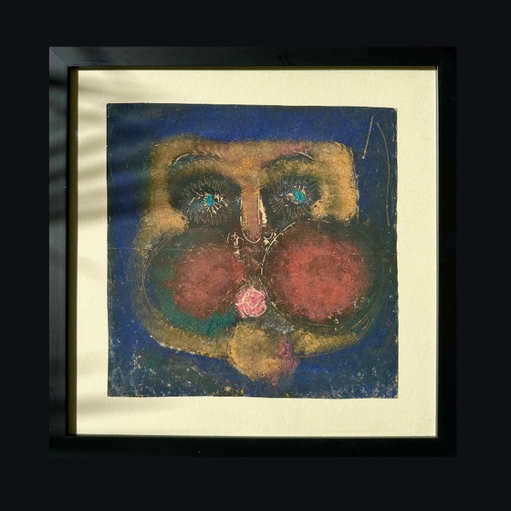 Image 1 of Russian expressionist portrait from the 1970s