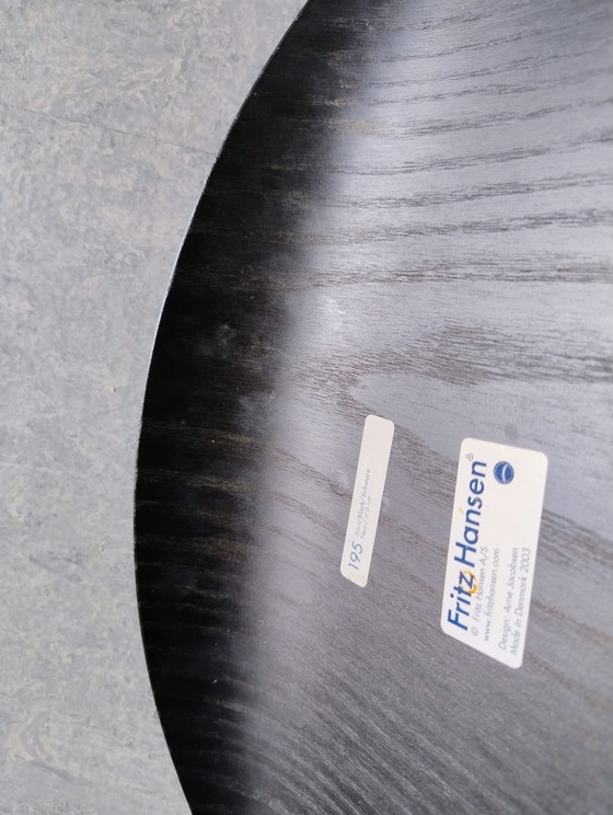 Image 1 of 4x Fritz Hansen Serie 7/3107 Zwart