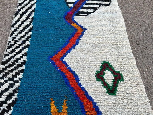 Handgewebter traditioneller Teppich aus Naturwolle 150/250 cm – Aime Té, vloerkleden en tapijten, Wool (photo 2 of 9)