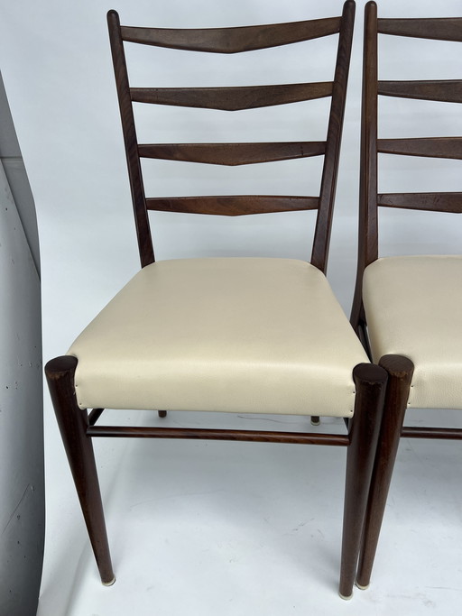 Lot de 4 chaises rétro Cees Braakman ST09