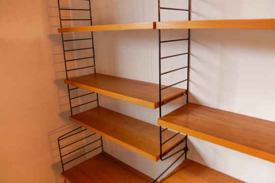 Image 1 of Modular Wall Shelf from String Nisse, Sweden, 1960s
