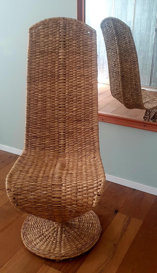 Silla "S" original de Marzio Cecchi | Diseño italiano vintage años 70/80 – fauteuils, Other, Metal