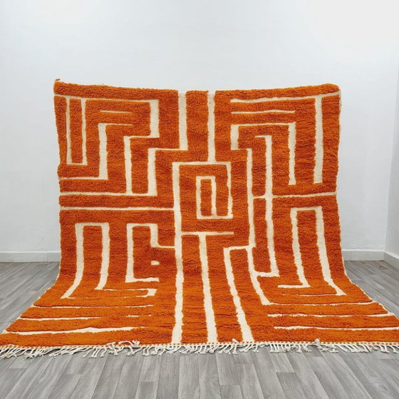 Marokkaans handgemaakt tapijt met patroon, 3x3 meter – Vloerkleden en tapijten, Wool (photo 2 of 9)