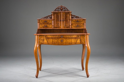 Secrétaire Louis Philippe en noyer