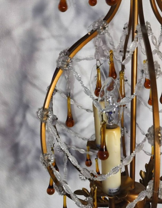 Image 1 of Lámpara de araña de cristal