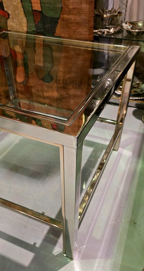 Image 1 of Pair of side tables or end tables, Maison Charles, France, circa 1970