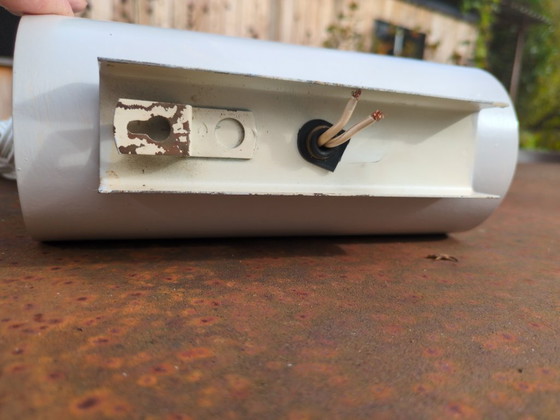 Image 1 of 2 lampade da parete retrò vintage bianche anni '70