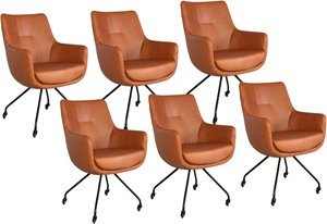 Gealux Miami Esszimmerstuhl (6er-Set)