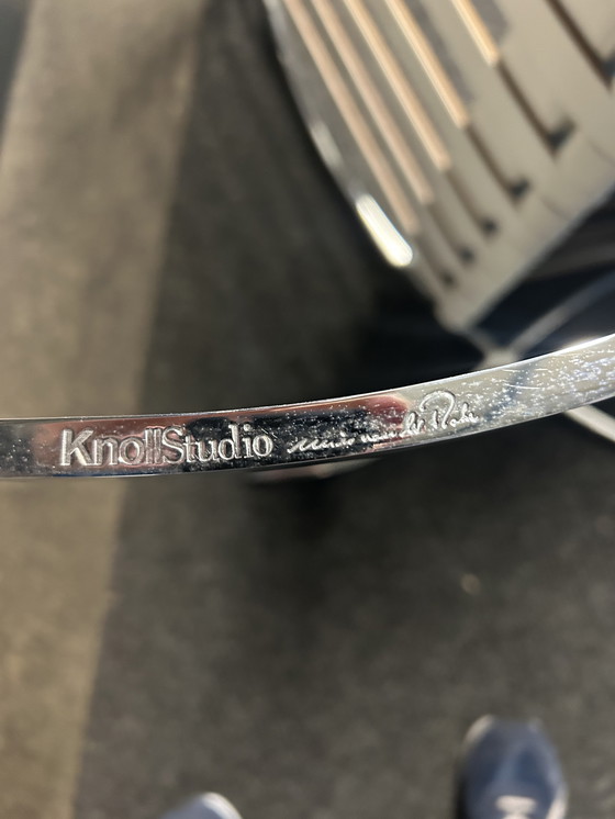 Image 1 of 2 Knoll Barcelona Chairs white