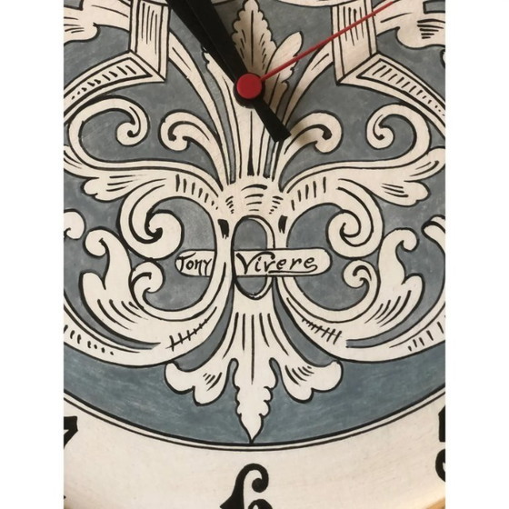 Image 1 of 1990s "Sunbeam" Maple Wood Clock