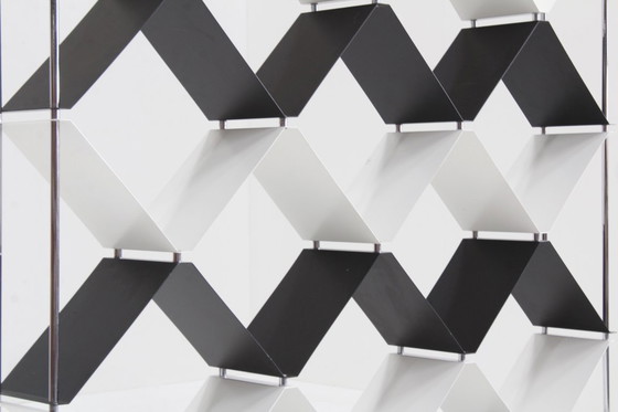 Image 1 of Libreria divisoria vintage italiana cromata