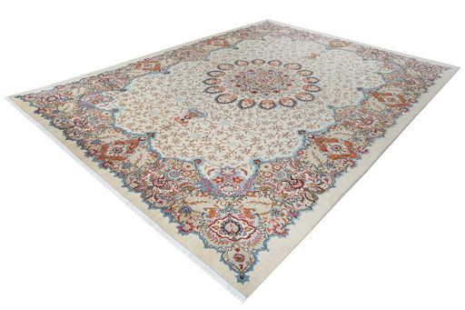 Perzisch tapijt Kashan 4.40 x 3.35 Oosters tapijt fijn nr. 1060