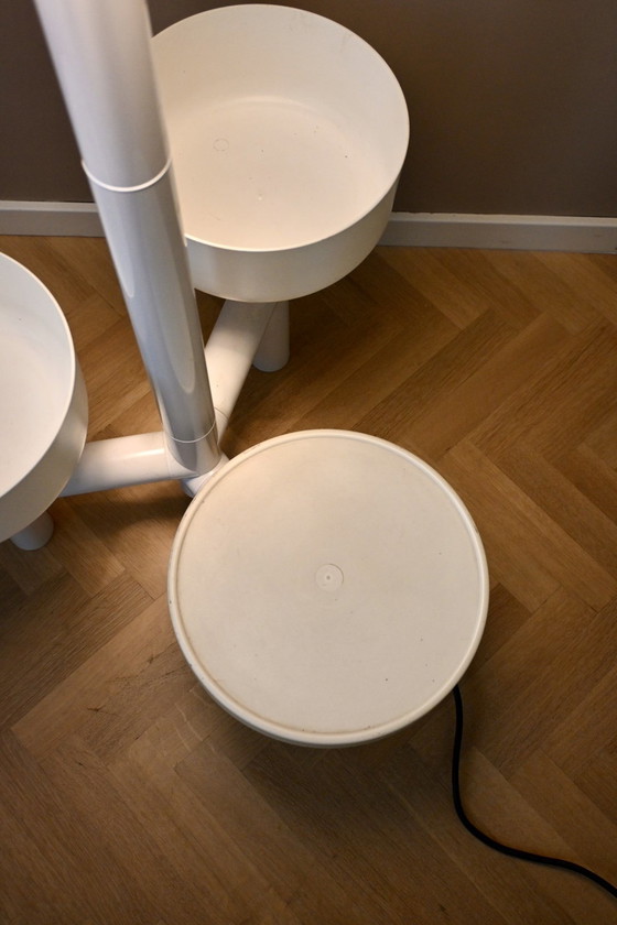 Image 1 of Floor lamp Ypma BV ‘Chantal’ with plant holders, space age 70s