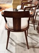 Ensemble de 6 chaises Tilly de Porada en noyer