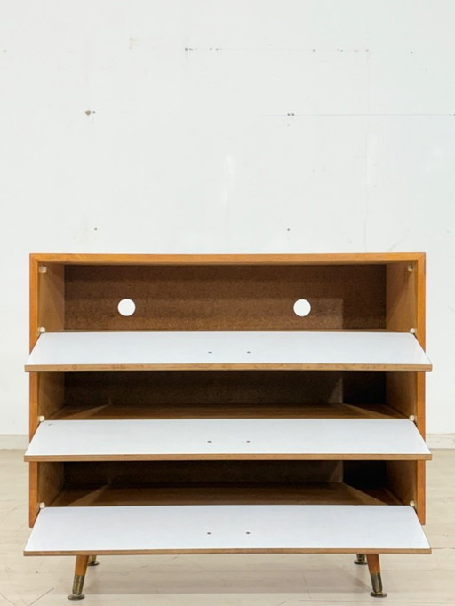 Prachtige vintage schoenenkast, schoenenrek, schoenenkist, halkast