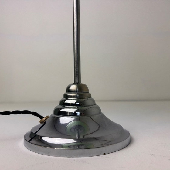 Image 1 of PICCOLA LAMPADA DA TAVOLO VINTAGE IN VETRO GRANITO