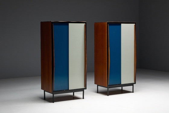 Image 1 of Armadi modernisti di Willy Van Der Meeren per Tubax, Belgio, anni '50