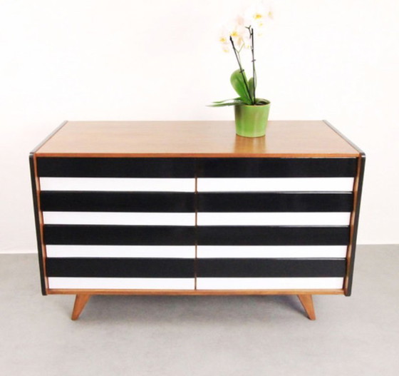 Image 1 of Chest of drawers U-450 Black&White by Jiří Jiroutek, 60s