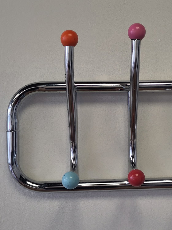 Image 1 of Vintage coat rack chrome atomic